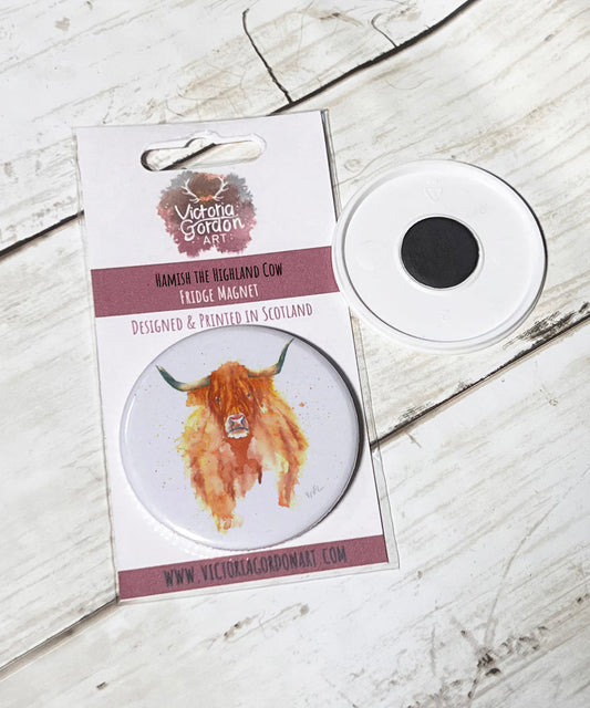 Hamish the Highland Cow Magnet