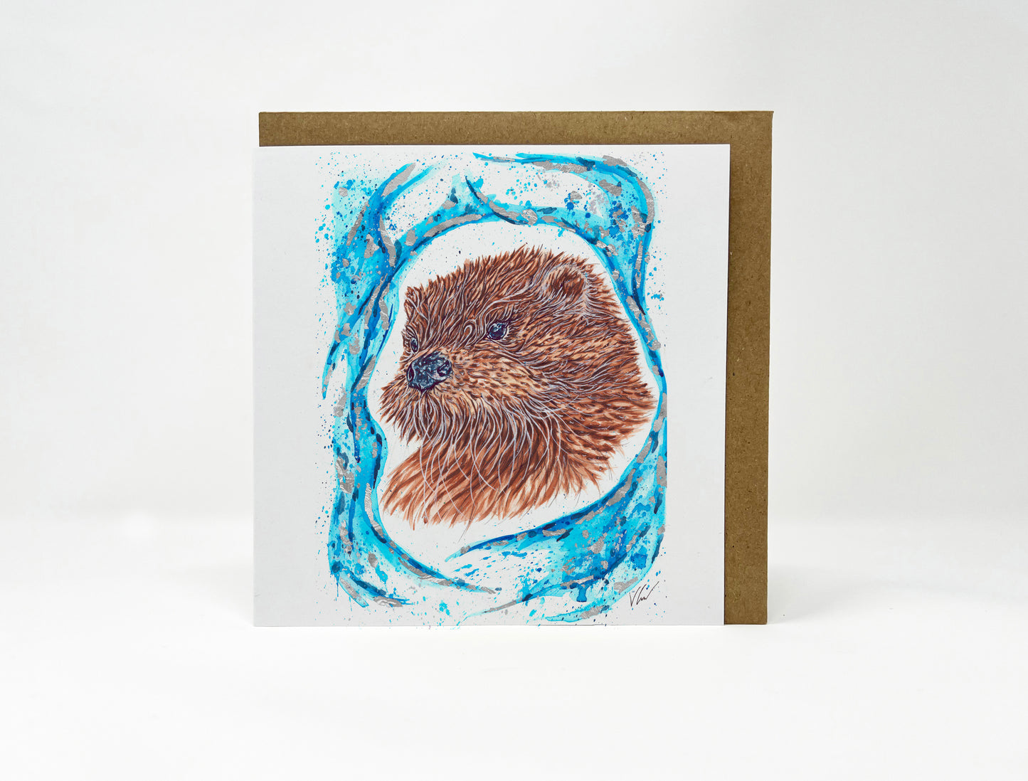 Hermy the Otter Patronus Greetings Card