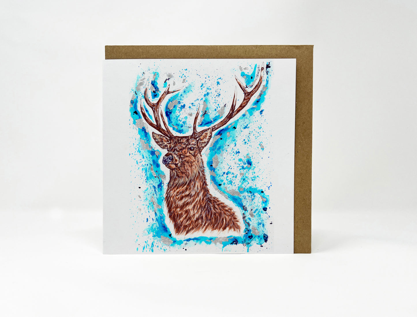 Prongs the Stag Patronus Greetings Card