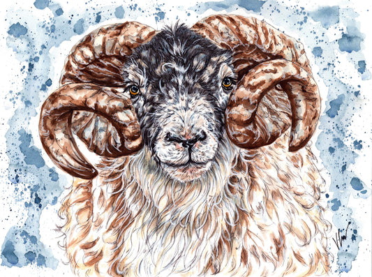 Ronny the Ram Print