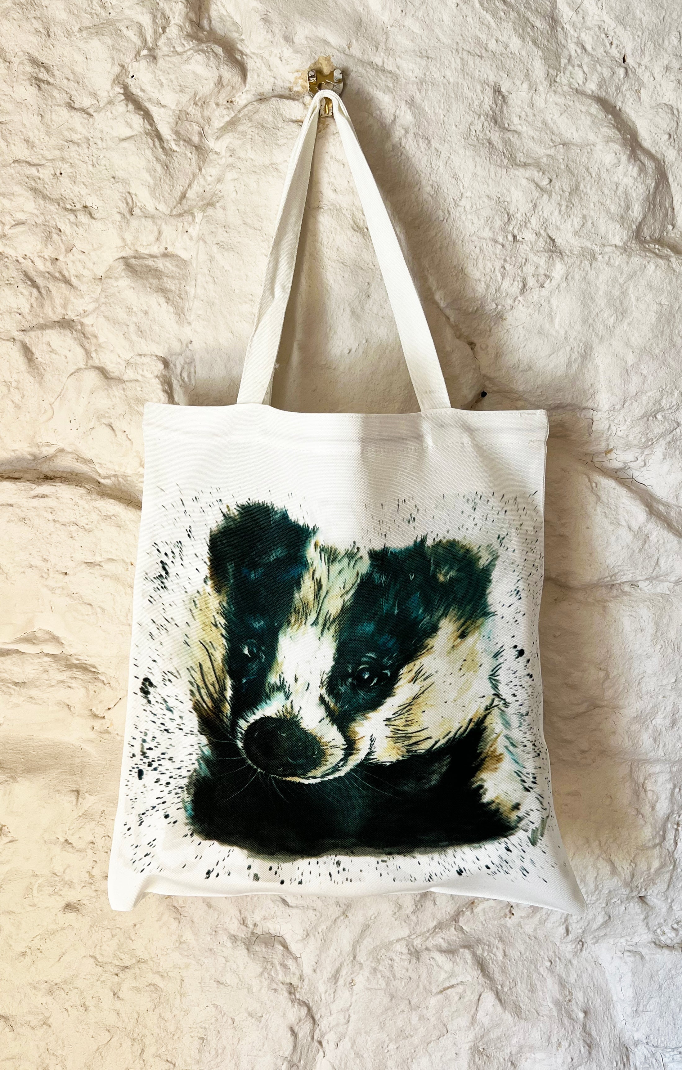 Badger Wild Wood Canvas Bag - Perkins & Morley - Bee Eater Gifts