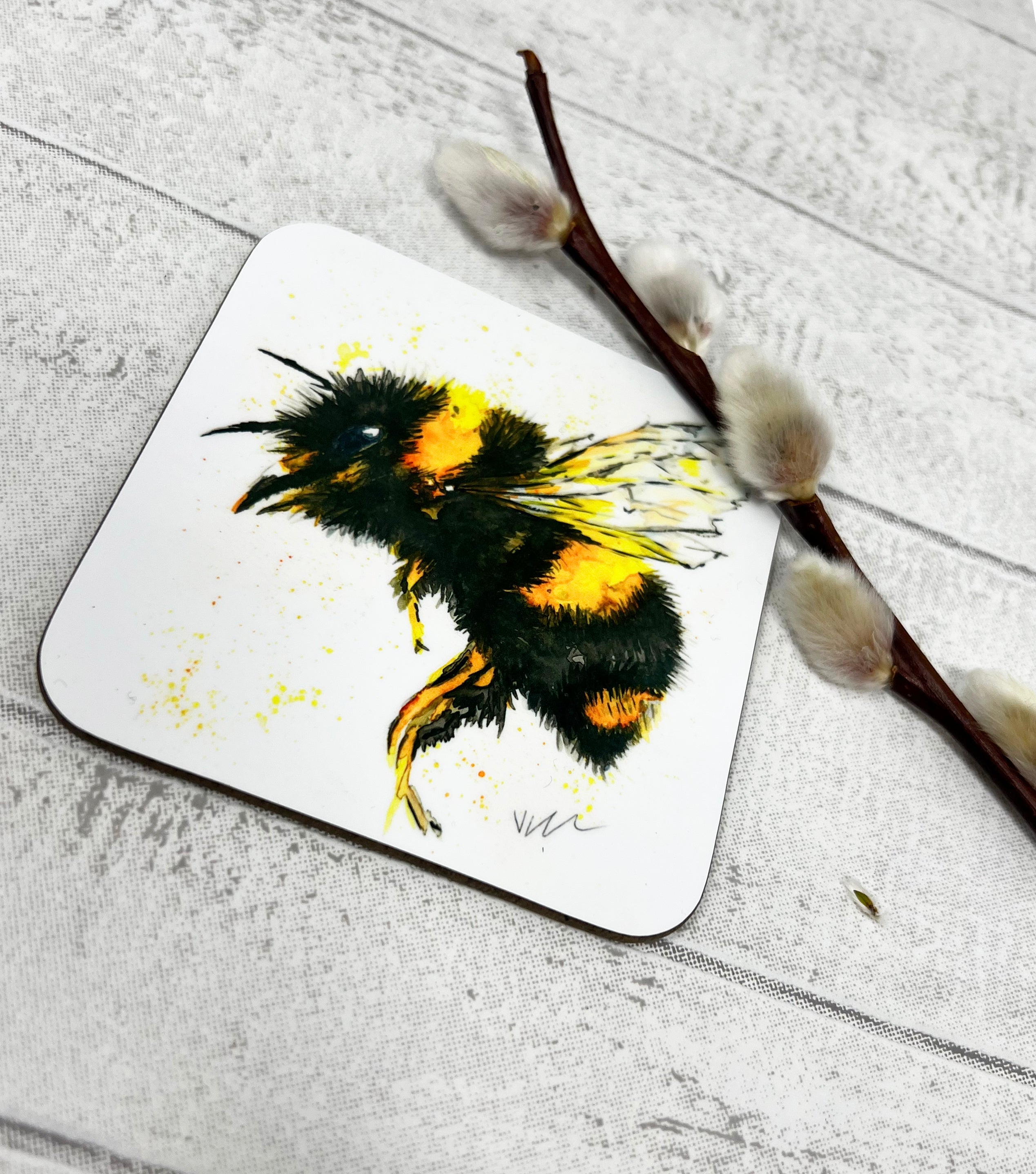 Betty the Bee Coaster Victoria Gordon Art